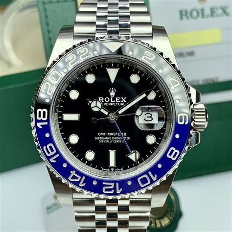 2019 rolex gmt master ii batman for sale|Rolex Batman price chart.